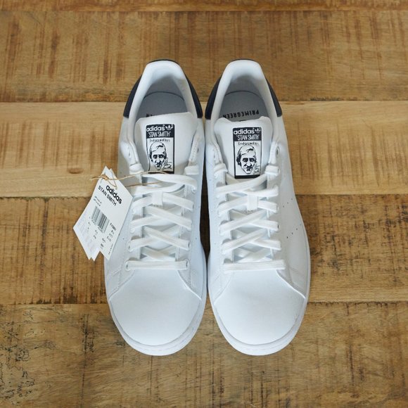 Adidas Originals Stan Smith Shoes | Blue + White, Men's Size 9 - Picture 2 of 6